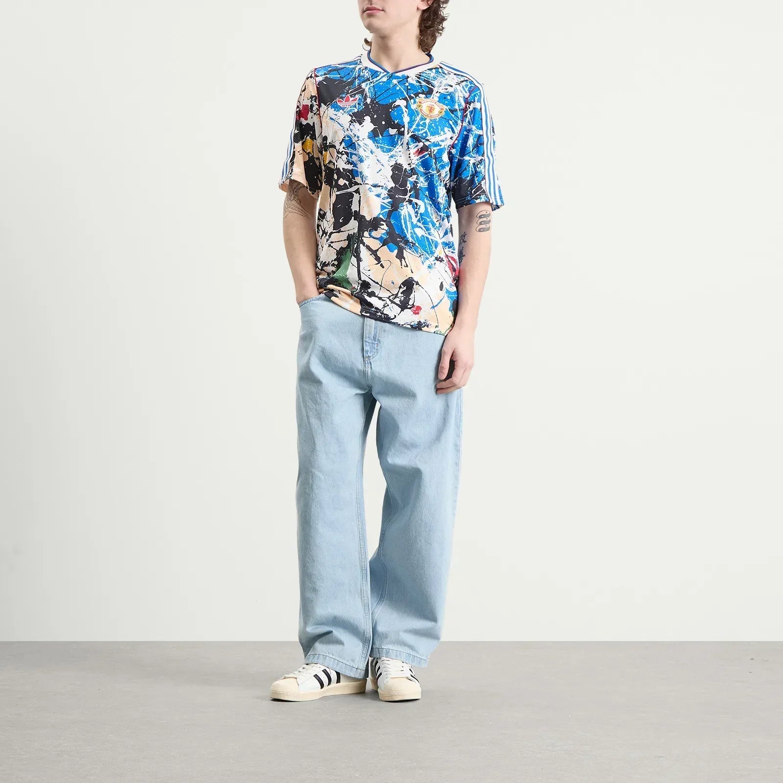2025/26 Manchester United x Stone Roses Blue Shirt
