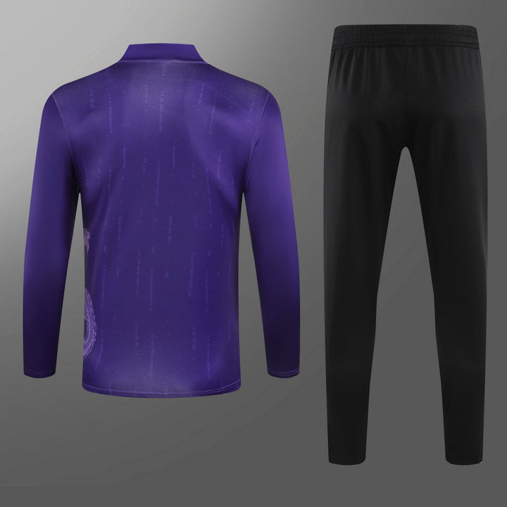 Real Madrid Tracksuit Purple Dragon 2025