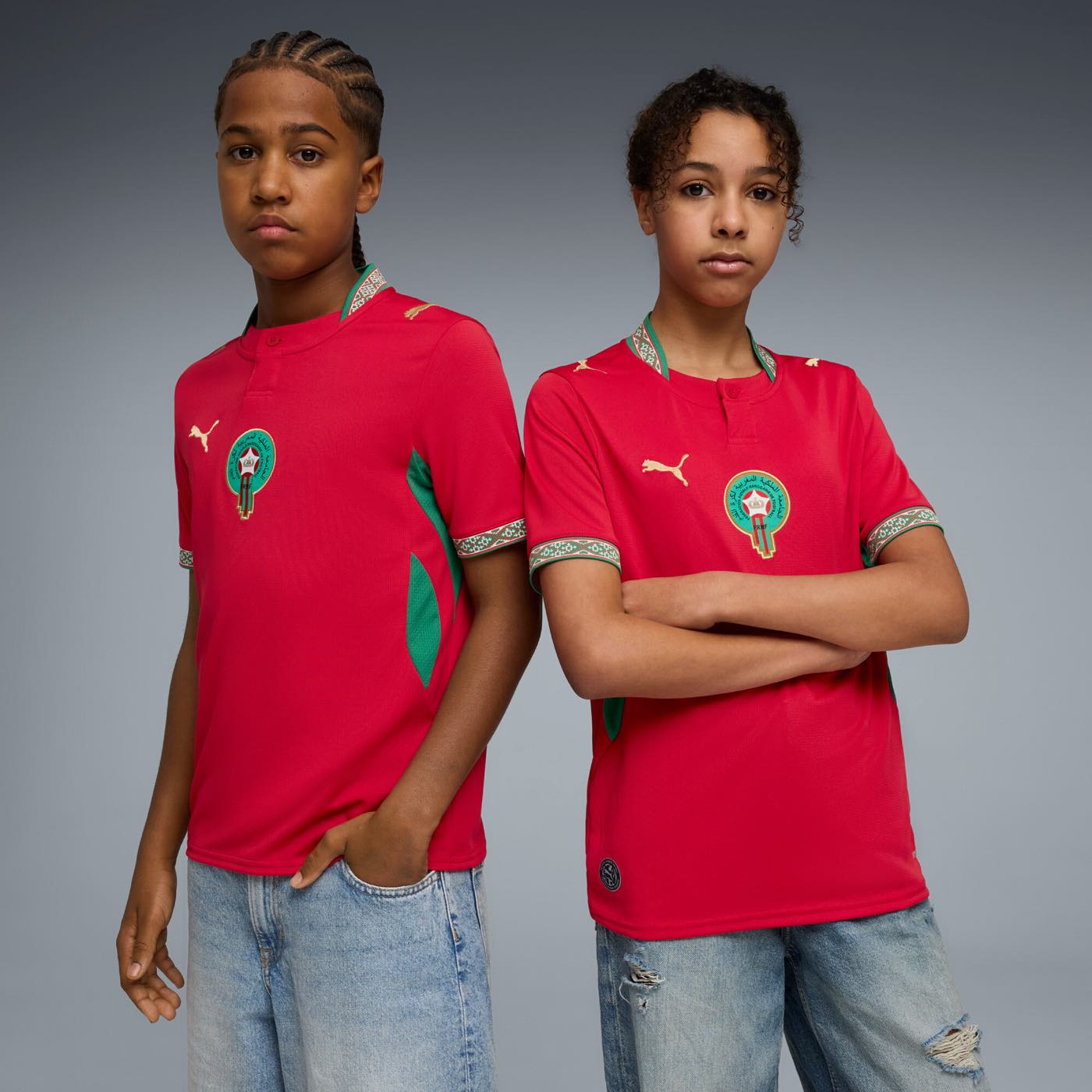 Morocco 2026 Home Jersey Youth