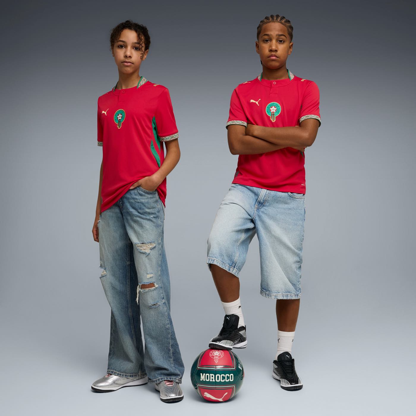 Morocco 2026 Home Jersey Youth