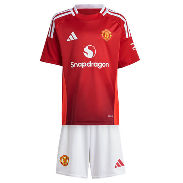 Manchester United 2024/25 Infant Home Shirt & Shorts Set