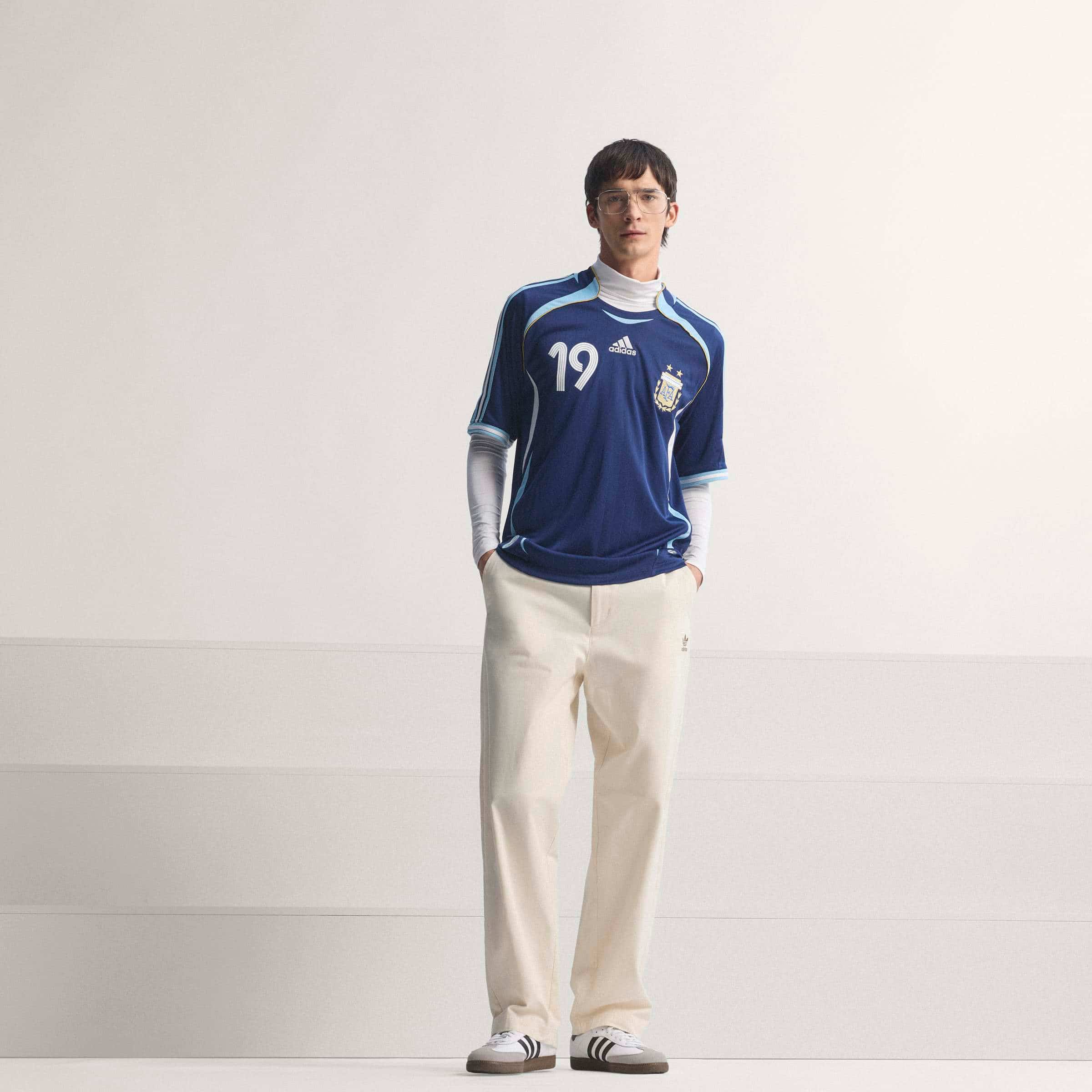 Argentina 2006 Away Messi Jersey