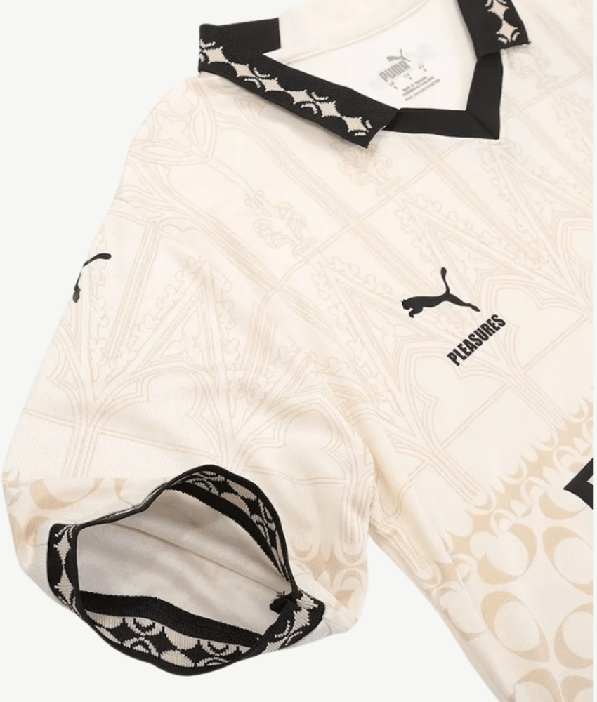 AC MILAN X PUMA X PLEASURES 2023/24 CREAM REPLICA SHIRT