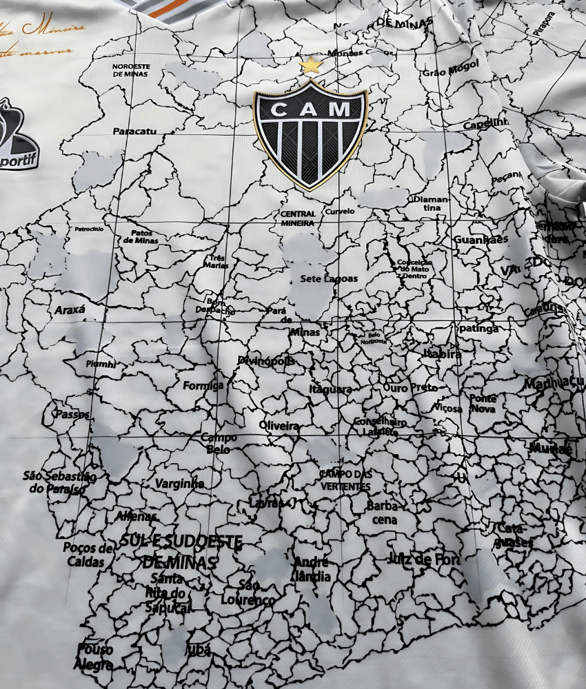ATLETICO MINEIRO 'COMMERATIVE MAP' 2021/22 SHIRT