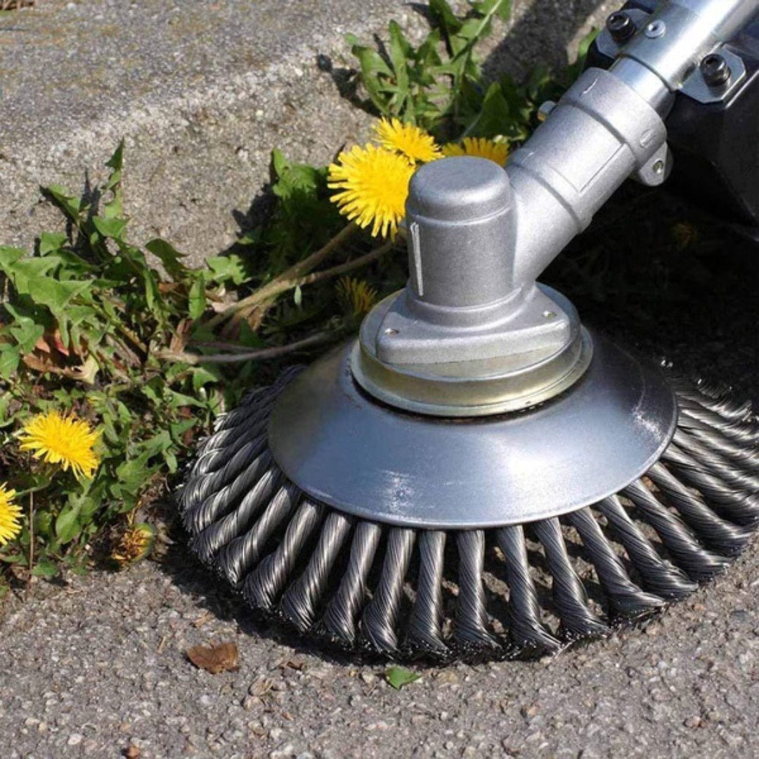 BladePro – 360° Carbon Steel Wire Brush Cutter Head 8"