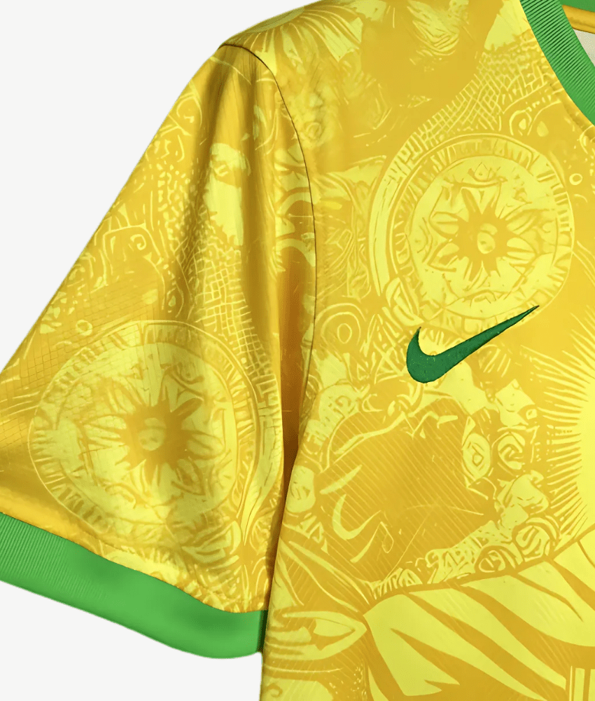BRAZIL 2024/25 GOLD 'CHRIST THE REDEEMER' SPECIAL EDITION SHIRT