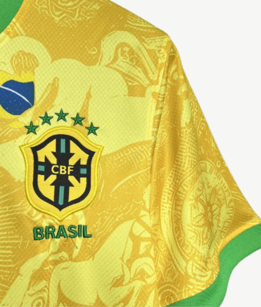 BRAZIL 2024/25 GOLD 'CHRIST THE REDEEMER' SPECIAL EDITION SHIRT