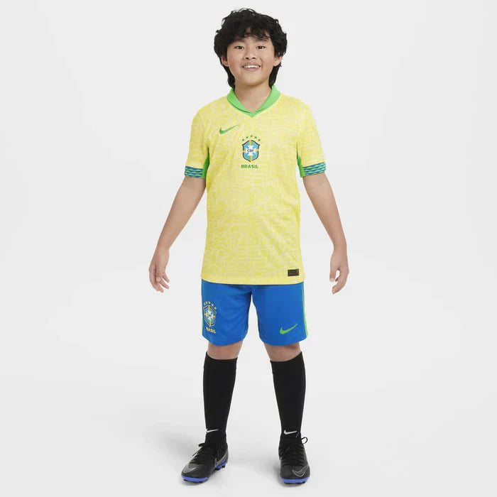 Brazil Kids Football Kit - Home 2024/25