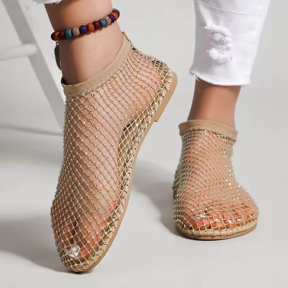 Breathable Mesh Comfort Flats