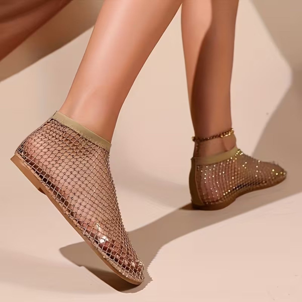Breathable Mesh Comfort Flats