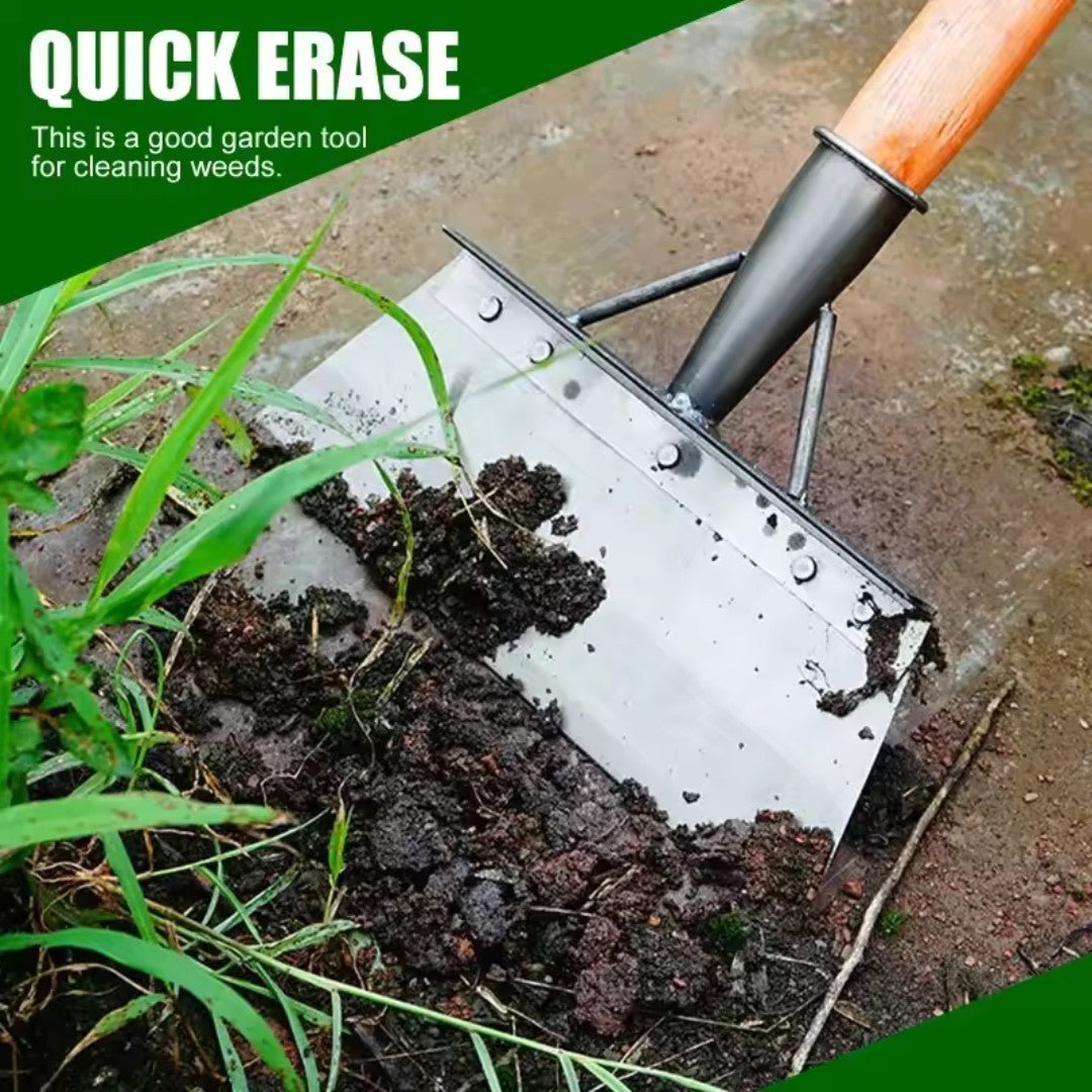 CleanEdge – Multi-Purpose Stainless Steel Weeding Shovel