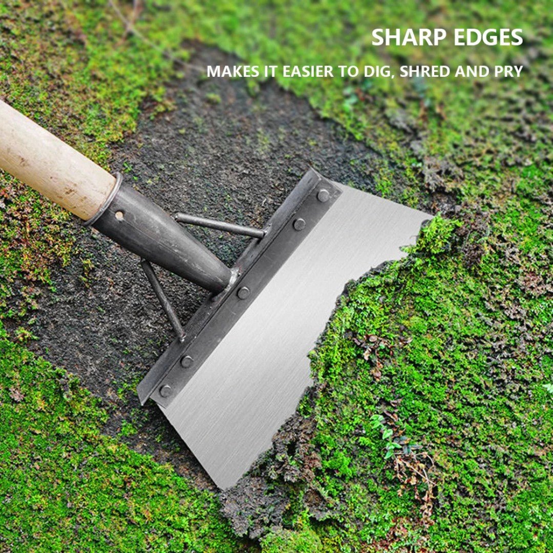CleanEdge – Multi-Purpose Stainless Steel Weeding Shovel