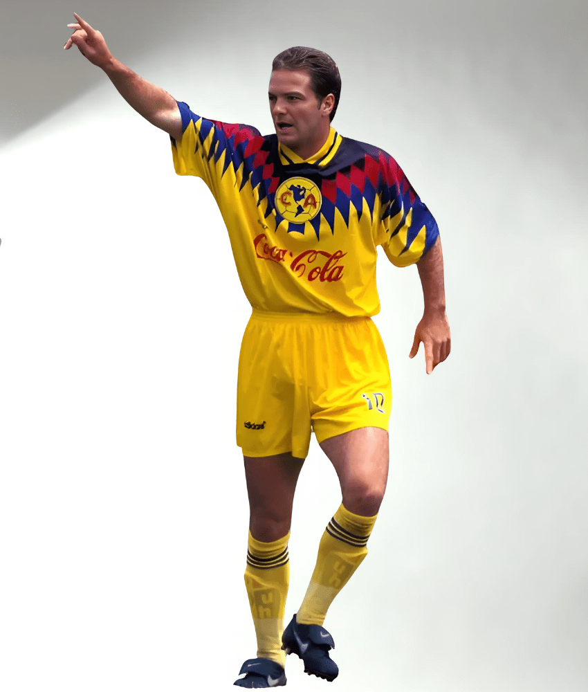 CLUB AMERICA 1995/98 HOME 'SOL' RETRO SHIRT