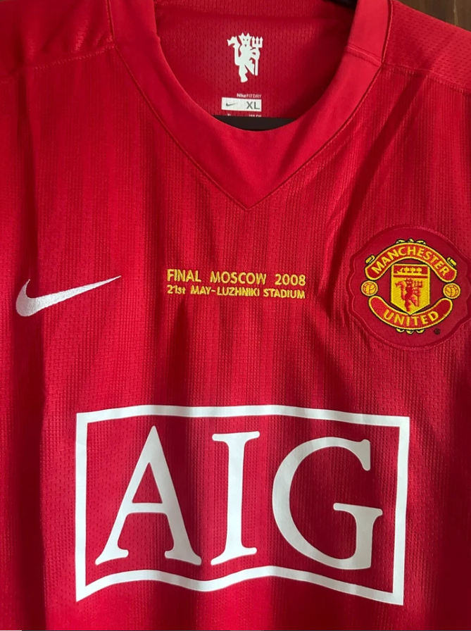 Manchester United 2008 UCL Final Retro Jersey