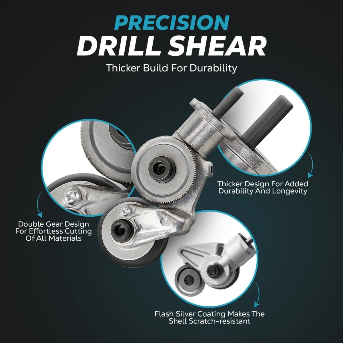 Electric Drill Metal Cutter Attachment