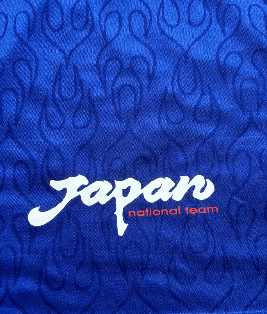 JAPAN 1998 BLUE 'FLAME' RETRO SHIRT