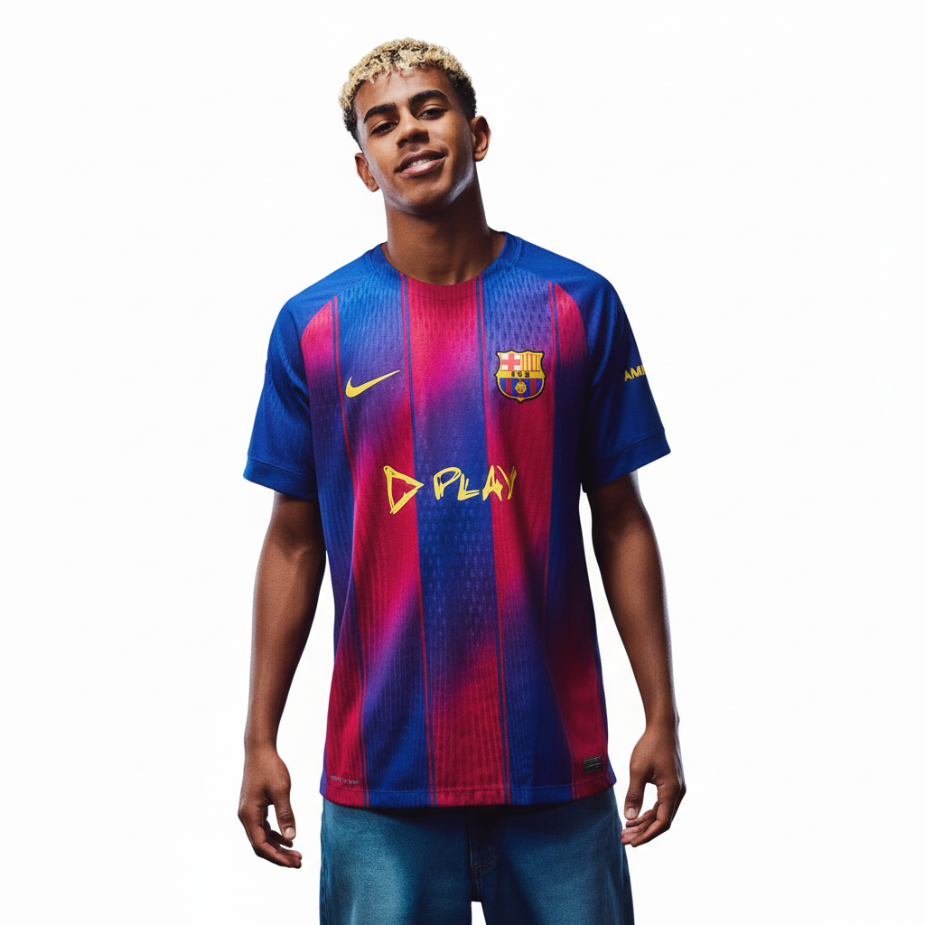 ED SHEERAN x BARCELONA 2025/26 Home Jersey