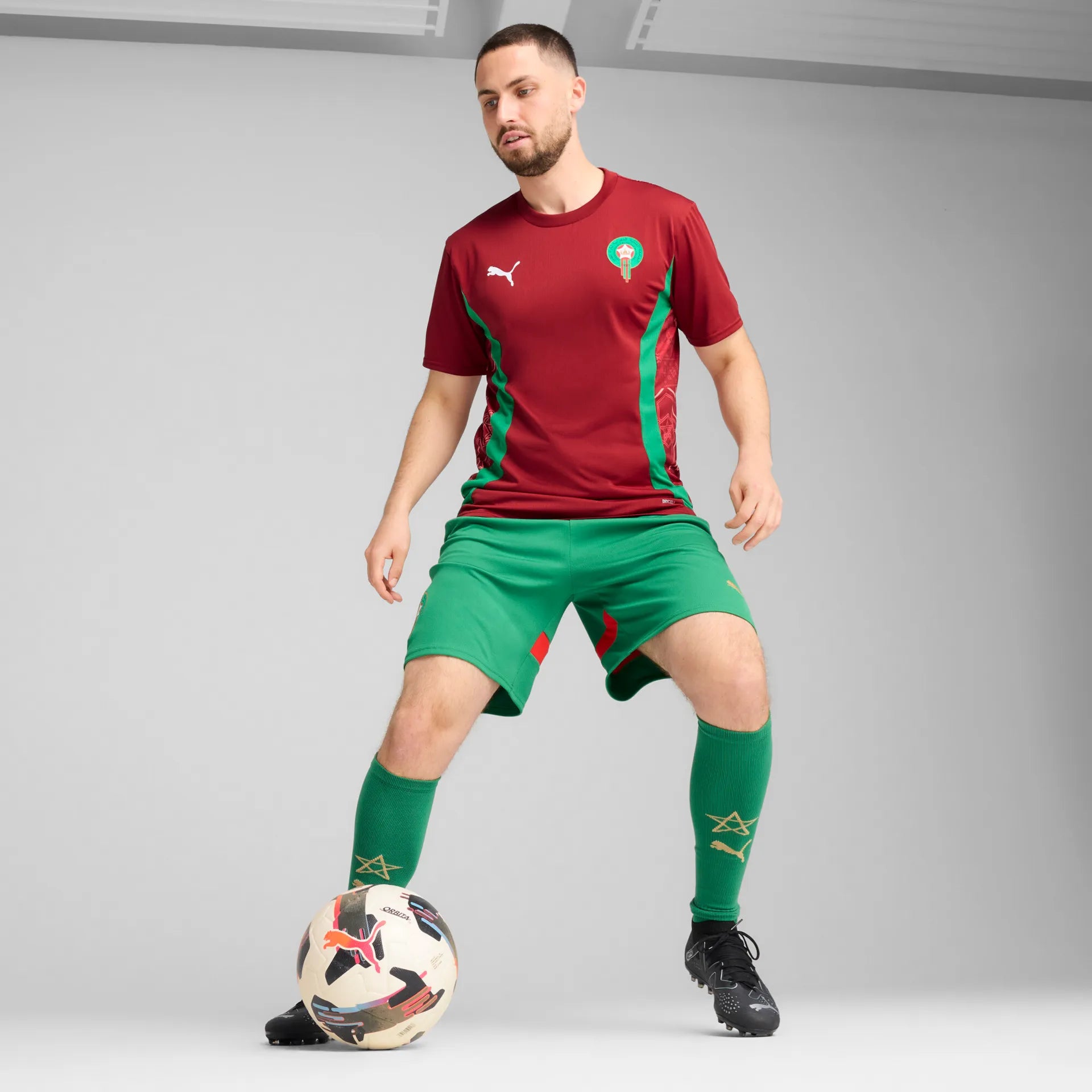 Morocco Pre-match Men's Jersey 2025 Red