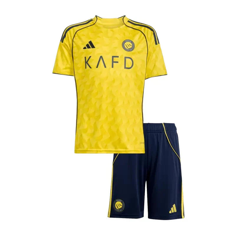 Ronaldo Kids Football Kit - Al Nassr - Yellow 2025 Home