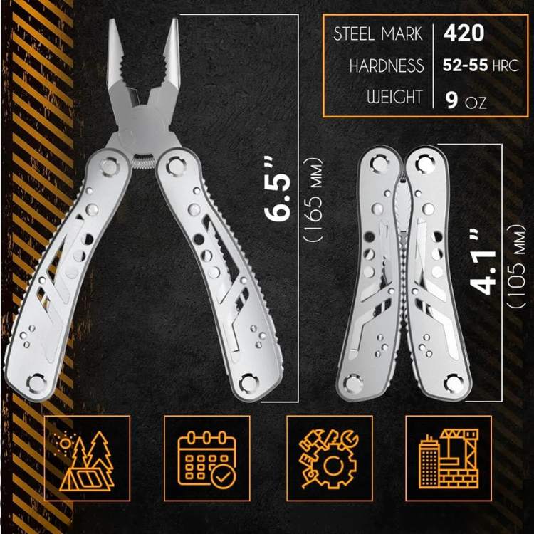 Stainless Steel 24-Tool Multifunctional Wire Cutter