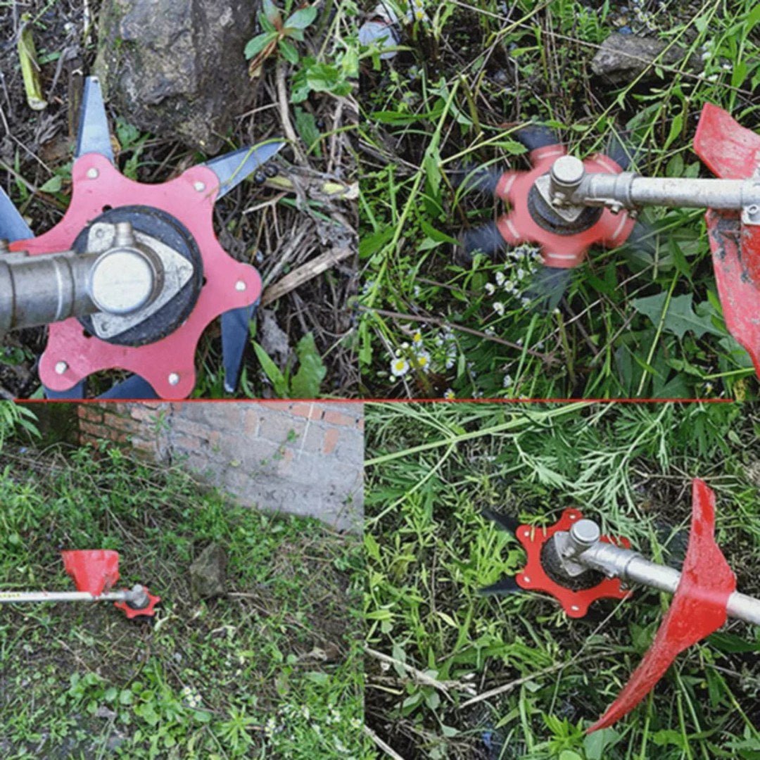 TurfEdge – Universal 6-Steel Blade Trimmer Head