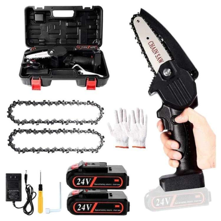 UltraSharp 24V Mini Chainsaw (Two Batteries)
