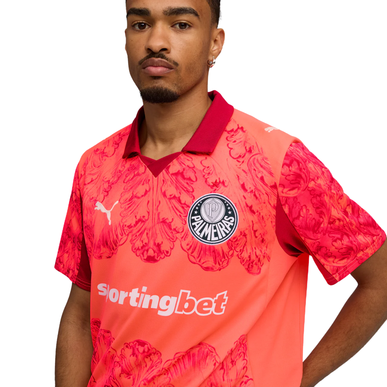Palmeiras X KidSuper Club World Cup Shirt 25/26 - Glowing Red/Dark Crimson