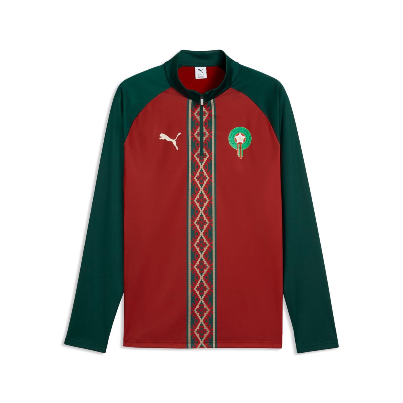 Morocco Warm Up 1/4 Zip Training Top