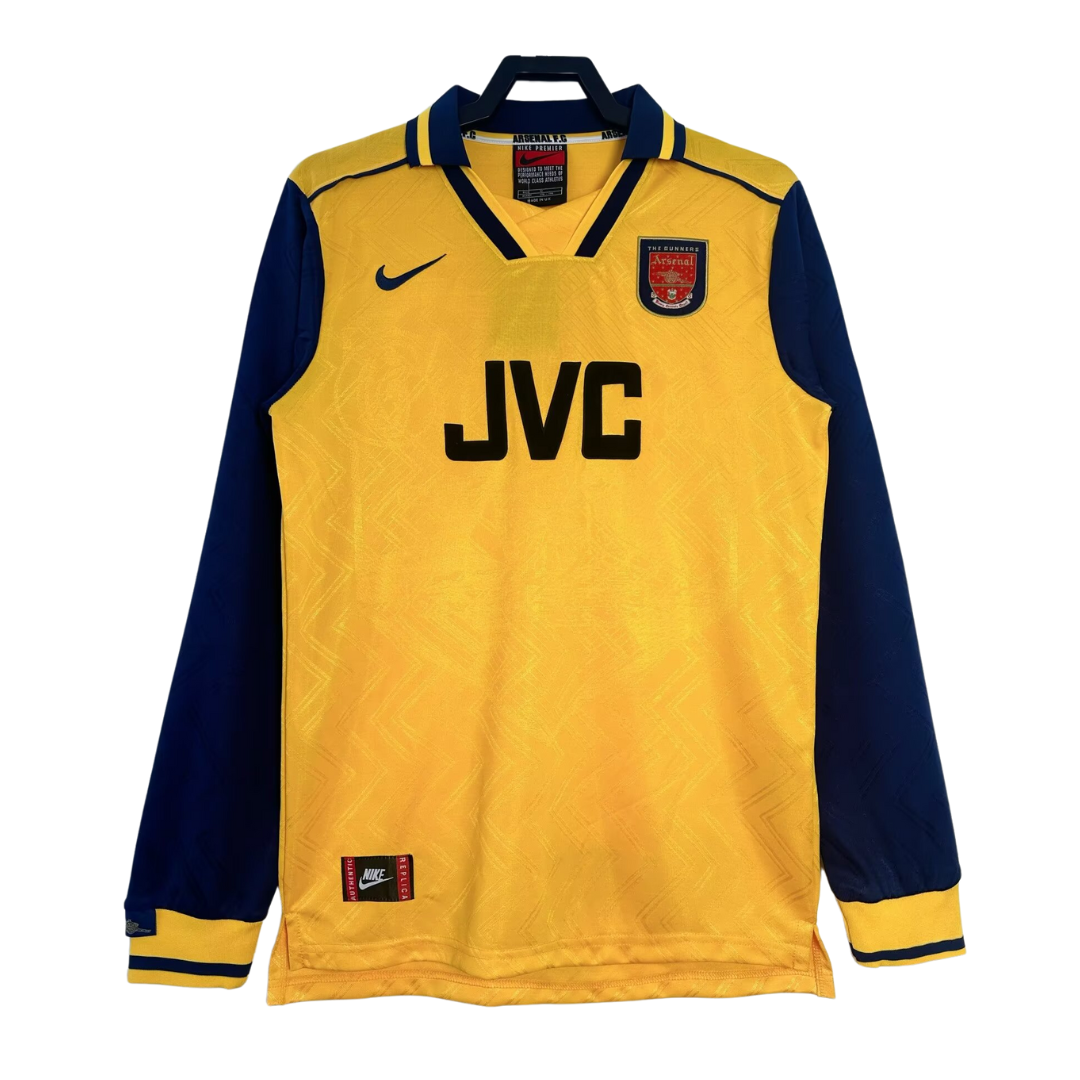 Arsenal Bruised Banana Long Sleeve Jersey - 1996-97