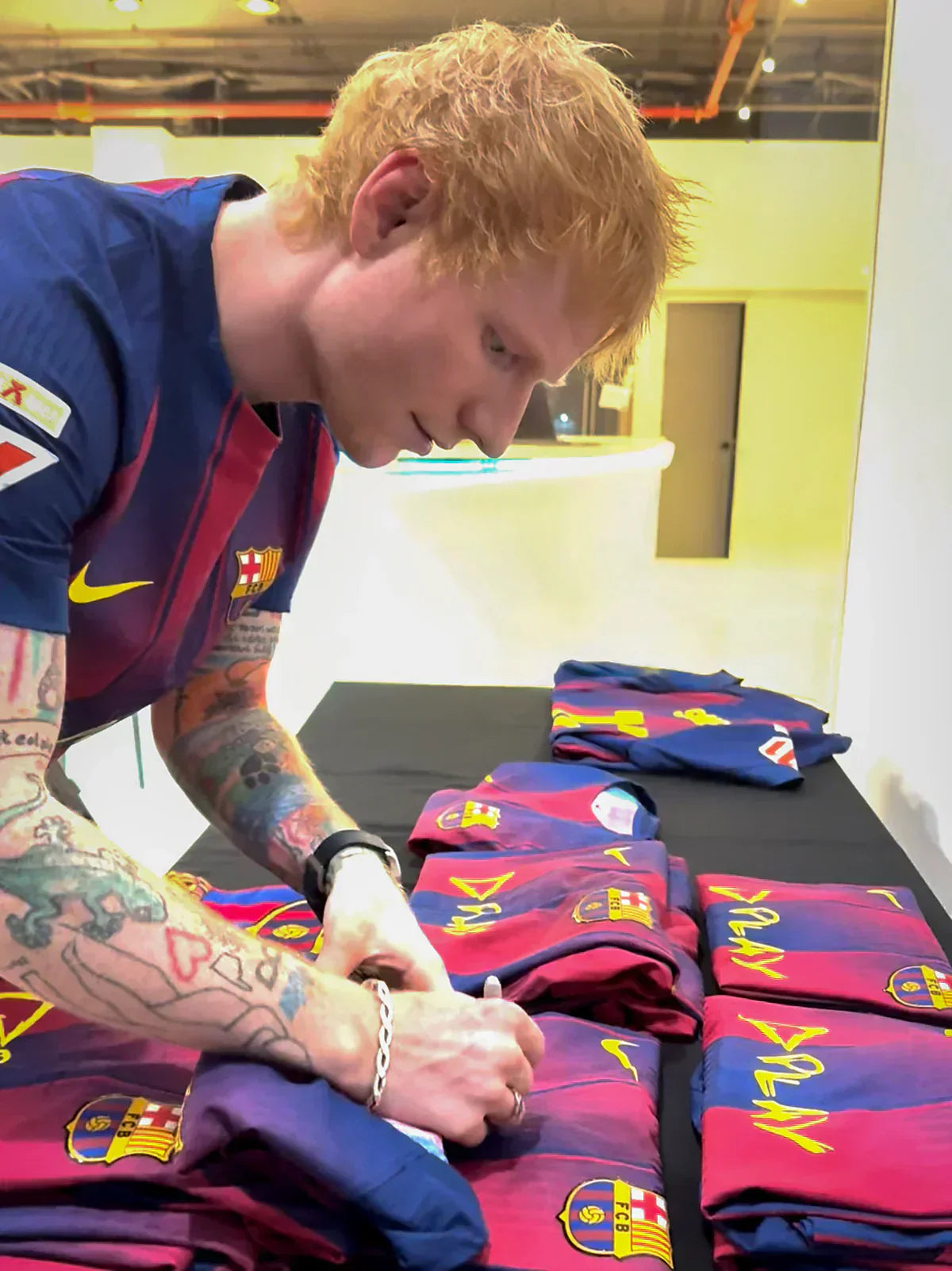 ED SHEERAN x BARCELONA 2025/26 Home Jersey