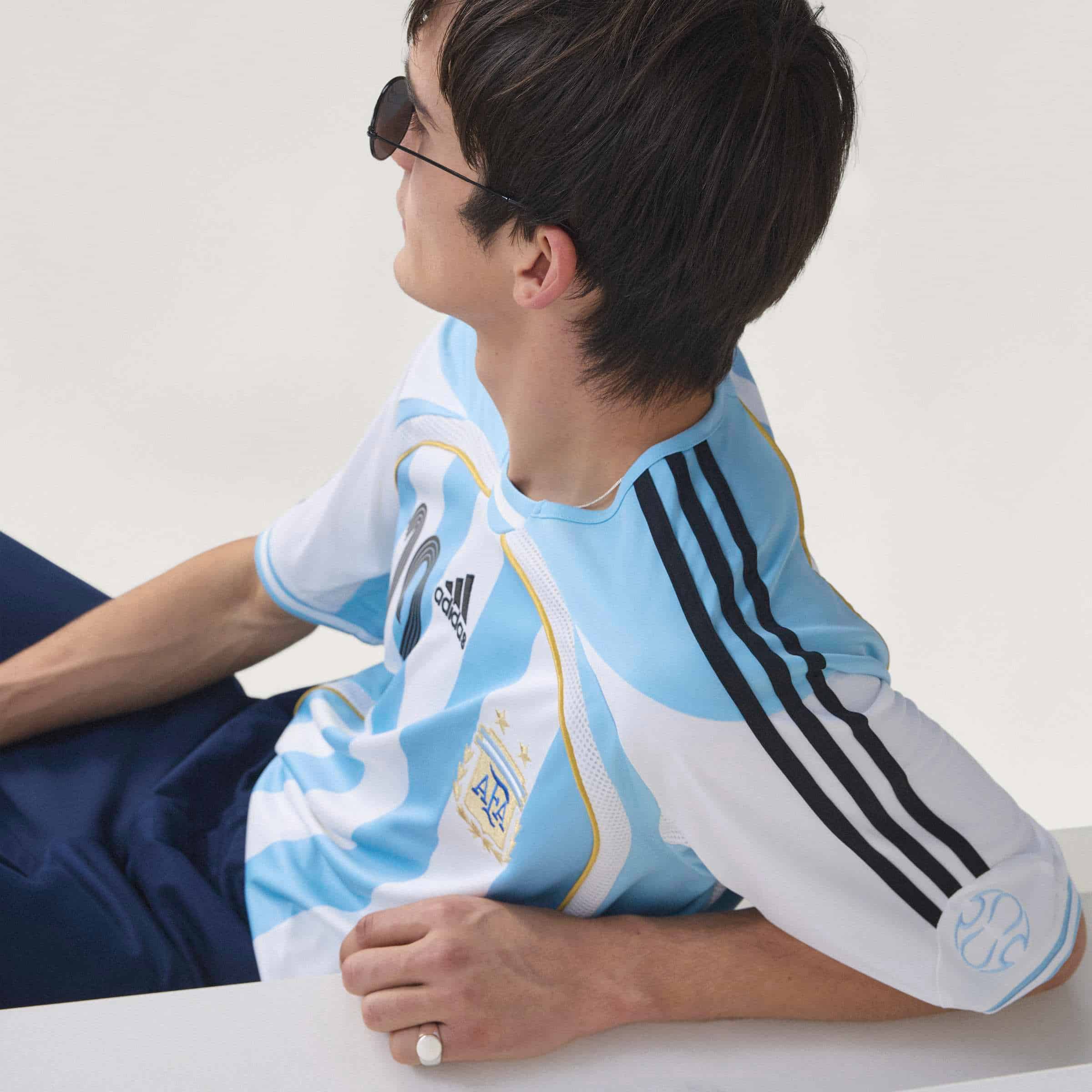 Argentina 2006 Home Messi Jersey