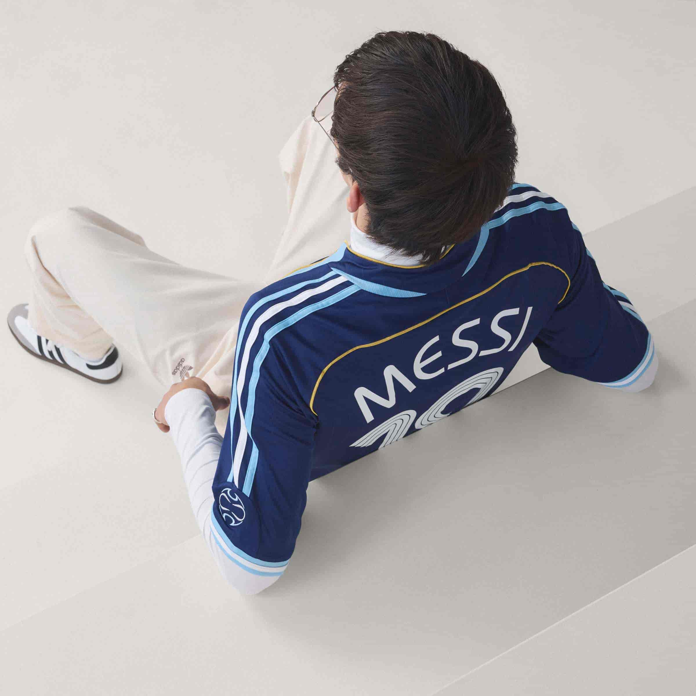 Argentina 2006 Away Messi Jersey