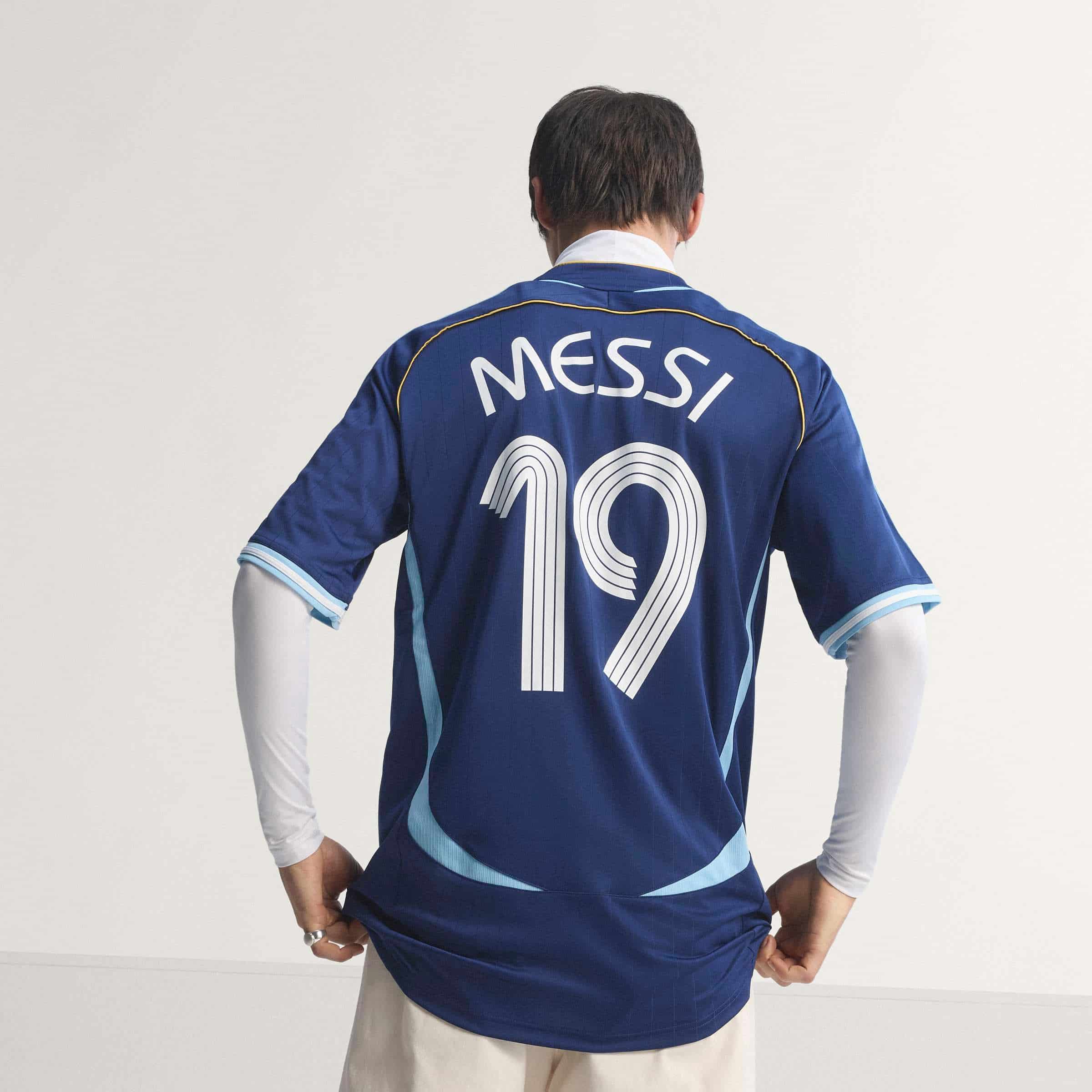 Argentina 2006 Away Messi Jersey