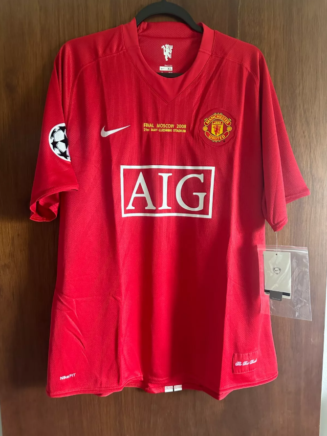 Manchester United 2008 UCL Final Retro Jersey
