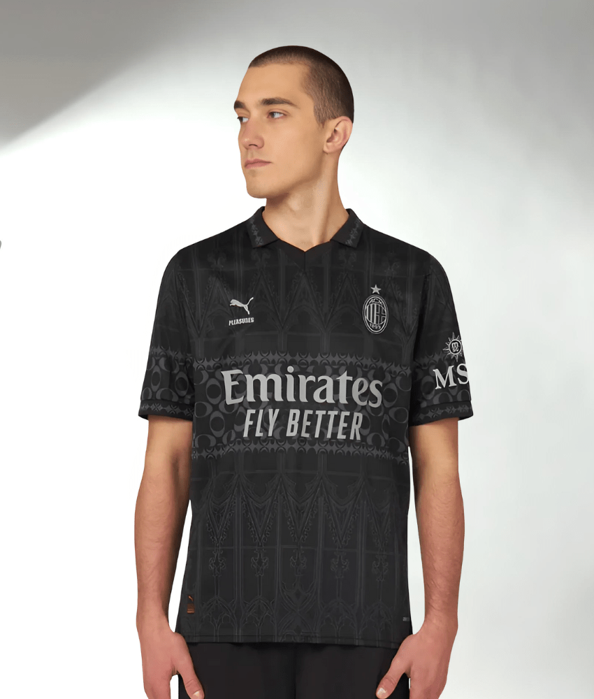 AC MILAN X PUMA X PLEASURES 2023/24 REPLICA SHIRT