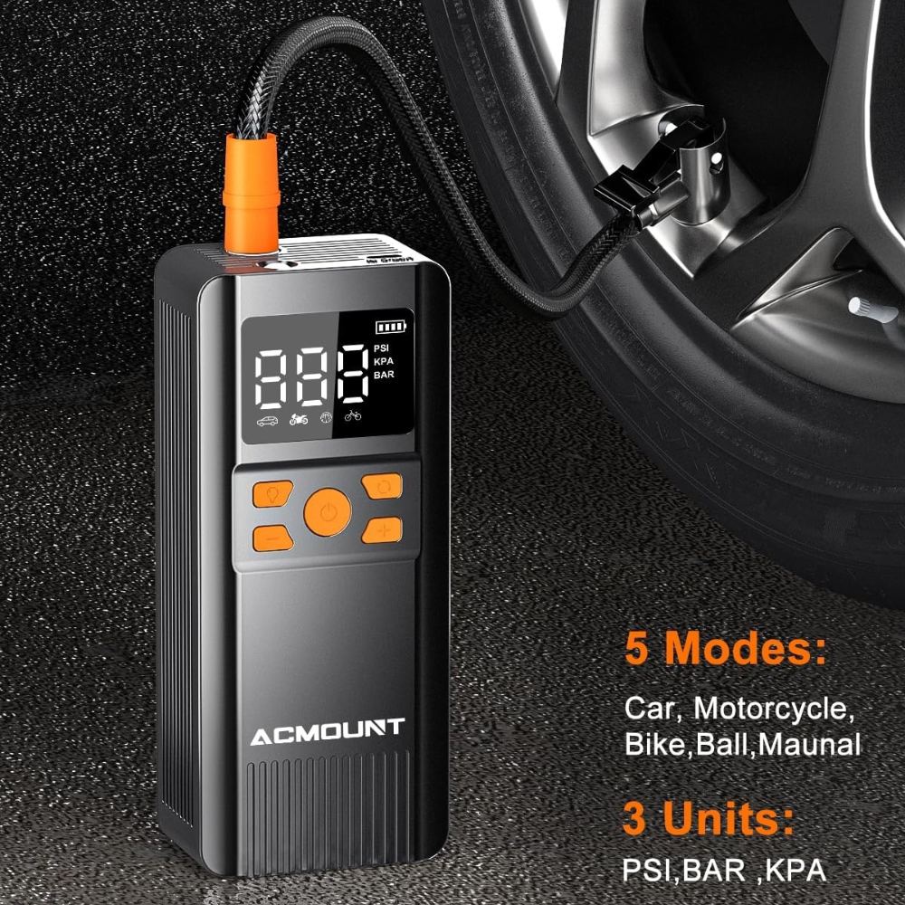 ACMOUNT 150PSI Portable Tyre Inflator