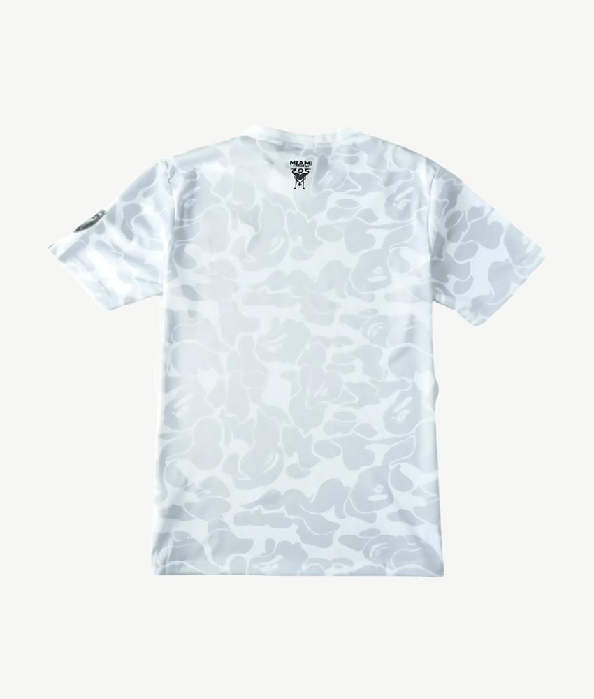 BAPE X INTER MIAMI 2023/24 WHITE CAMO SHIRT