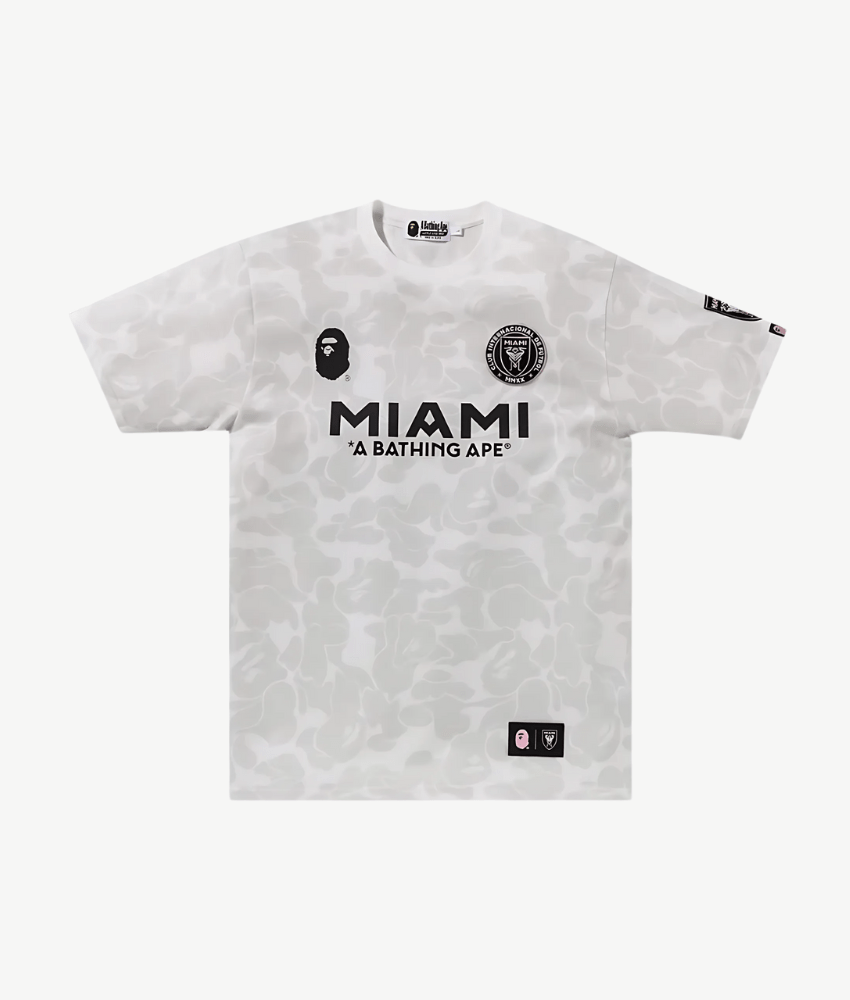 BAPE X INTER MIAMI 2023/24 WHITE CAMO SHIRT