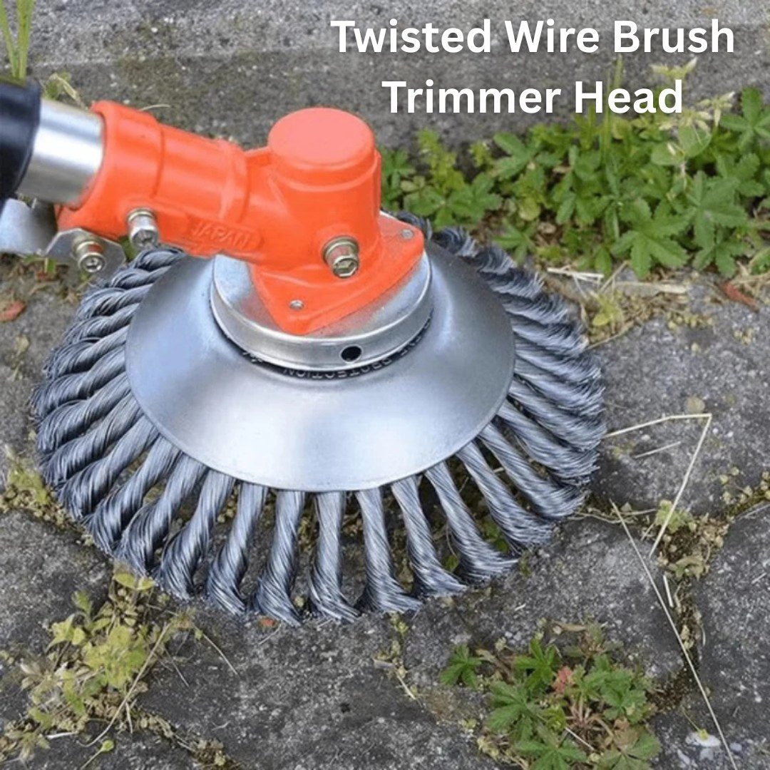 BladePro – 360° Carbon Steel Wire Brush Cutter Head 8"