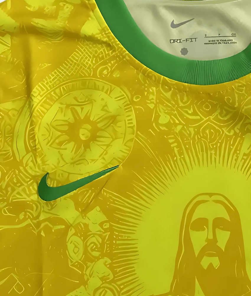 BRAZIL 2024/25 GOLD 'CHRIST THE REDEEMER' SPECIAL EDITION SHIRT