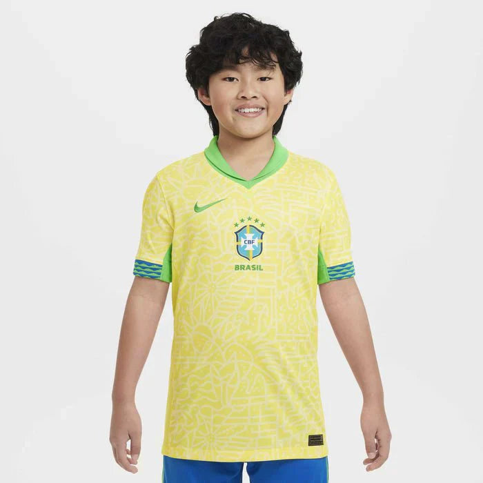 Brazil Kids Football Kit - Home 2024/25