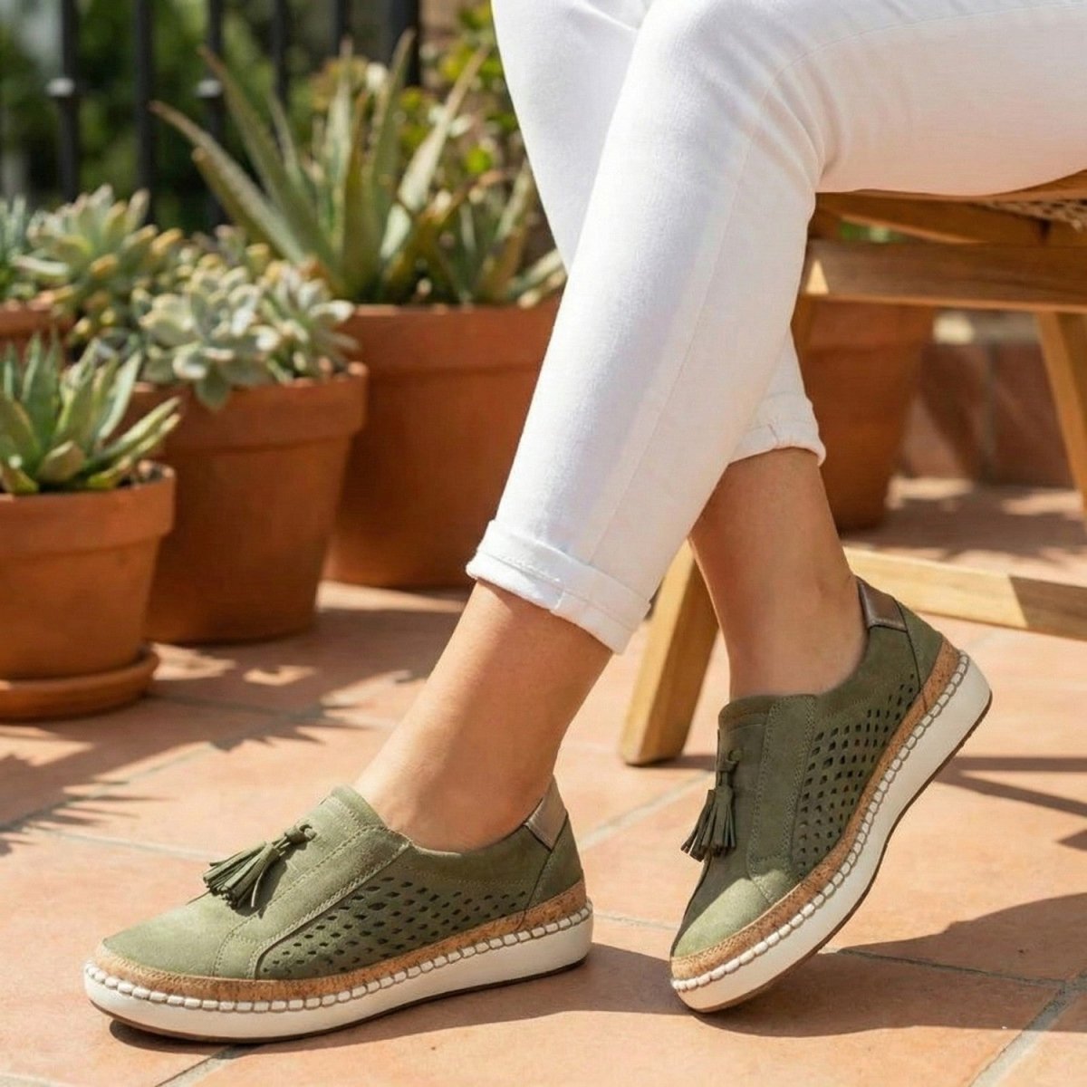 Breathable Slip-On Shoes for Women