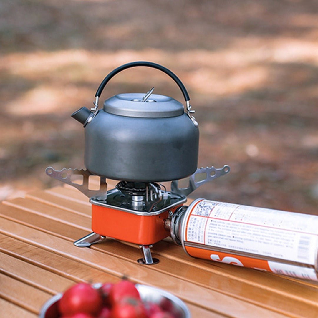 CampMate – Foldable Portable Gas Stove for Outdoor Cooking & Camping
