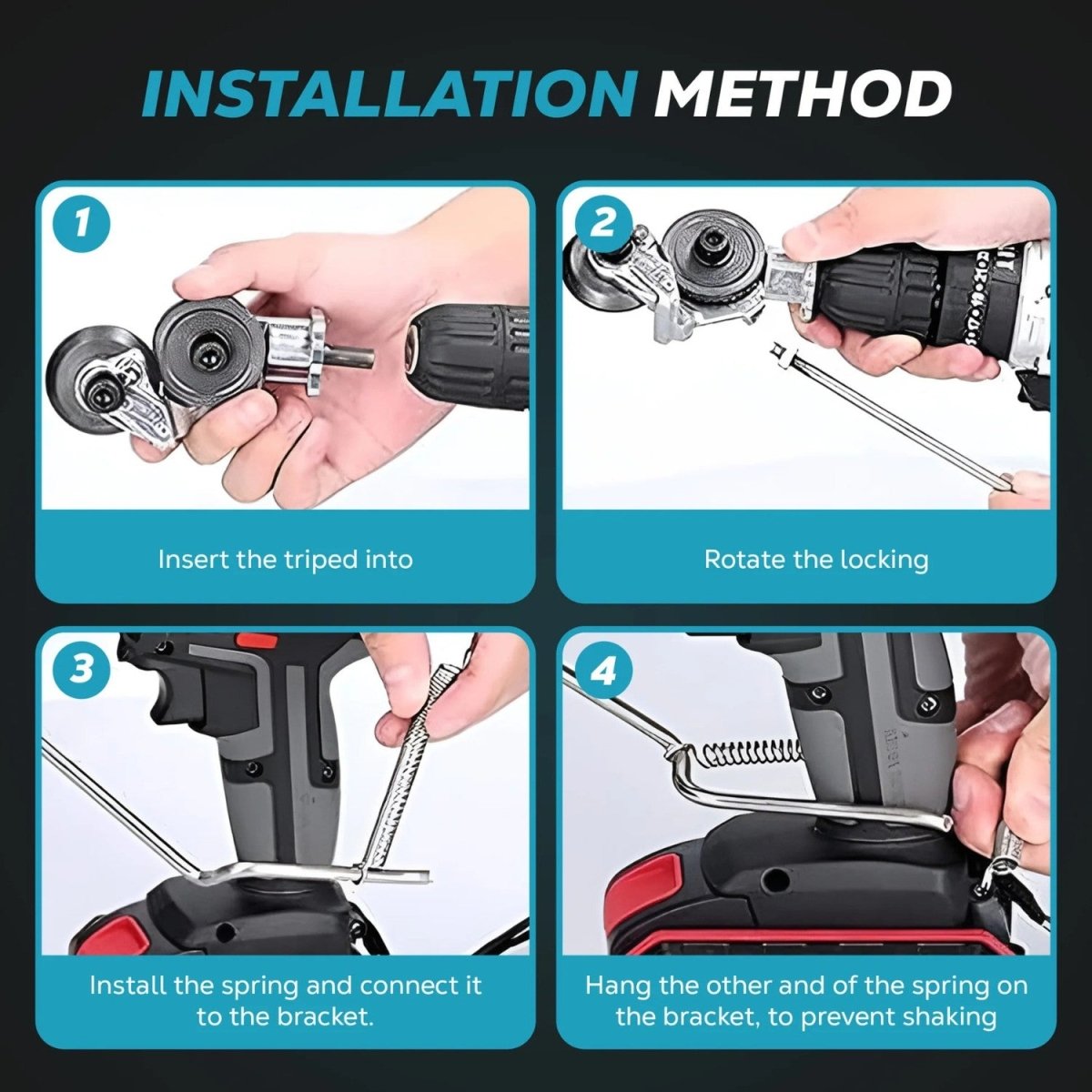 Electric Drill Metal Cutter Attachment