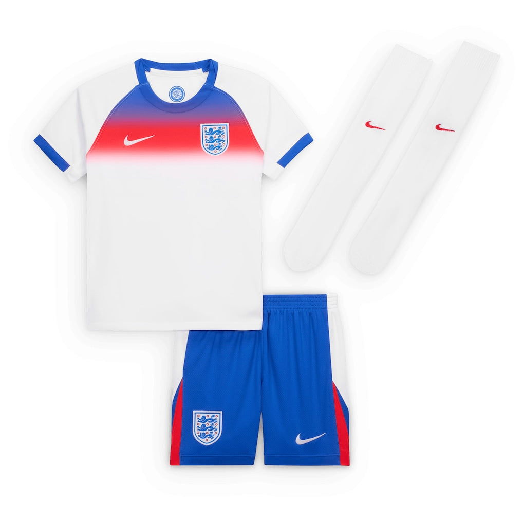 England Lionesses Nike Stadium Home Mini Kit 2025 - Little Kids