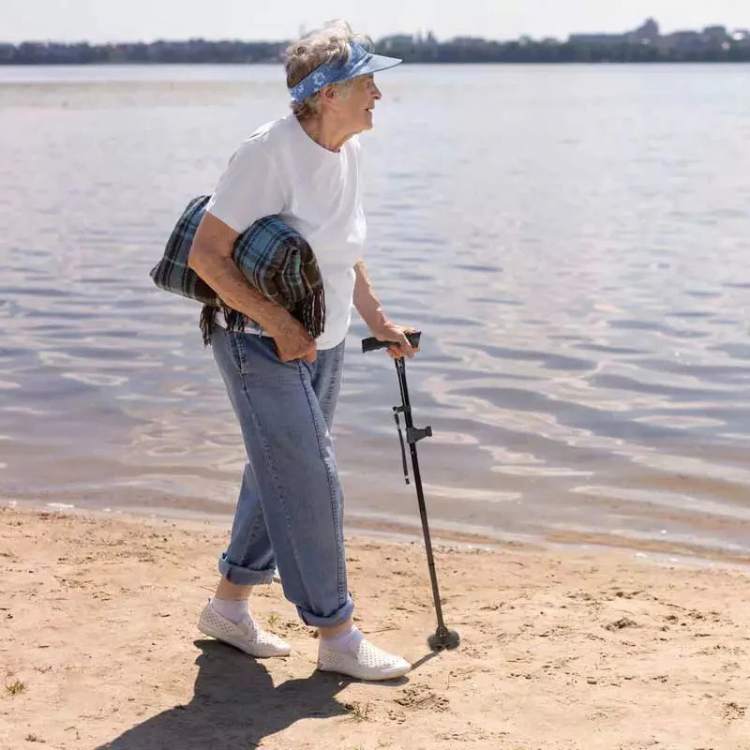 Multi-Functional LED Folding Cane