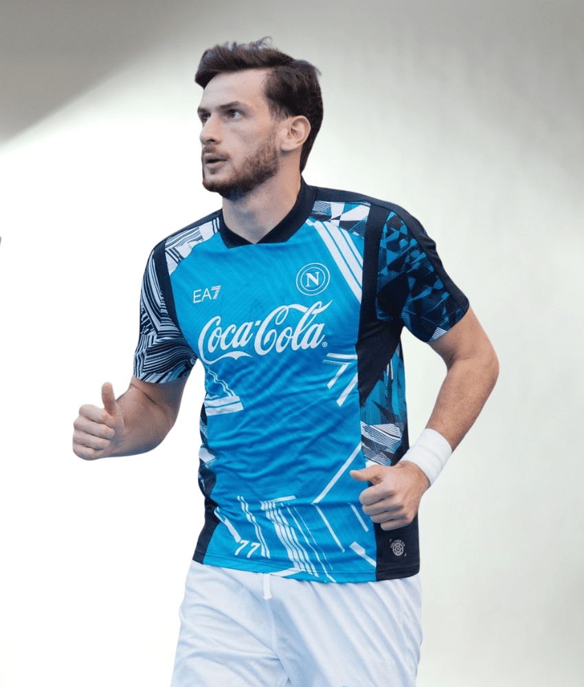 NAPOLI 2024/25 'LINES' TRAINING SHIRT