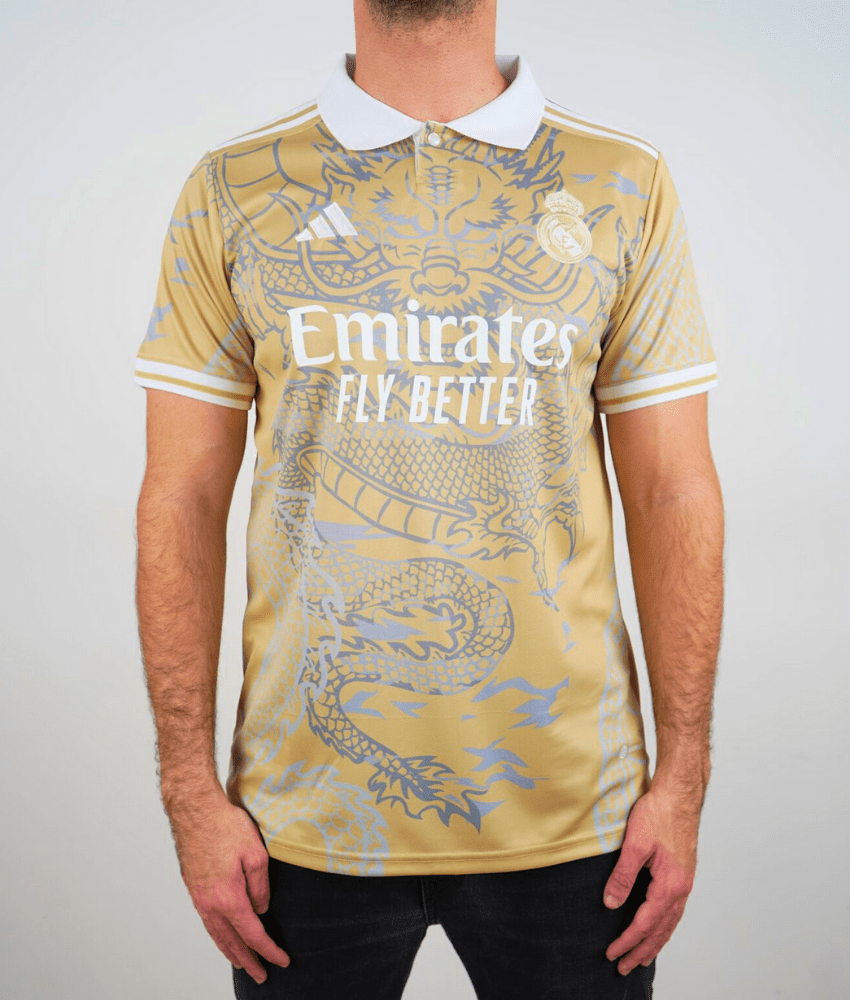 REAL MADRID 2023/24 'DRAGON' SPECIAL EDITION (GOLDEN) SHIRT