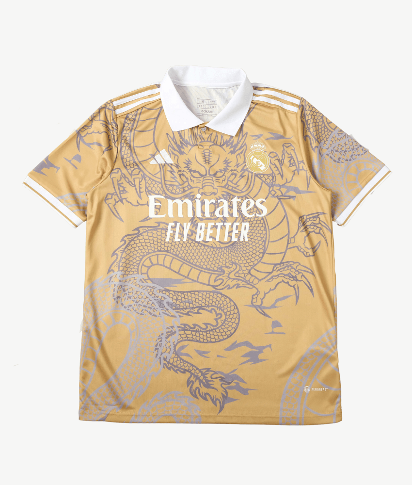 REAL MADRID 2023/24 'DRAGON' SPECIAL EDITION (GOLDEN) SHIRT