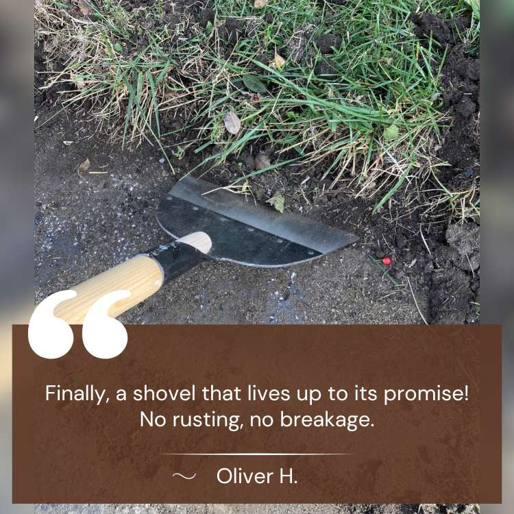 Rust-Free Multi-Purpose Shovel for Heavy Garden Jobs